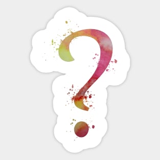 Question mark Sticker